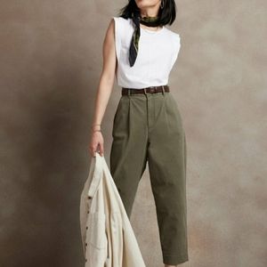 Banana Republic High Rise Crop Chino